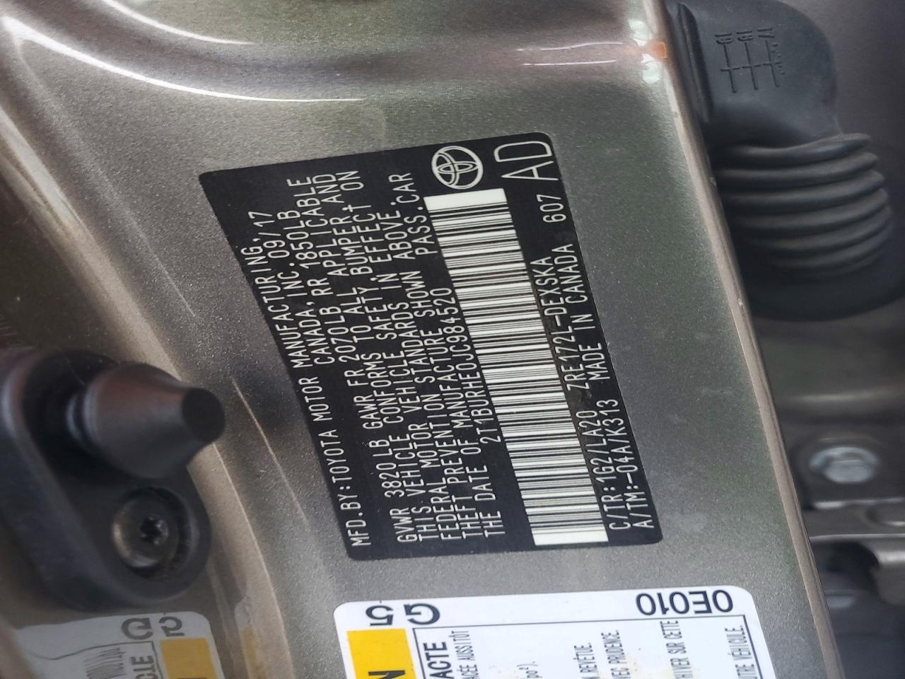 2018 TOYOTA COROLLA XSE photo 23