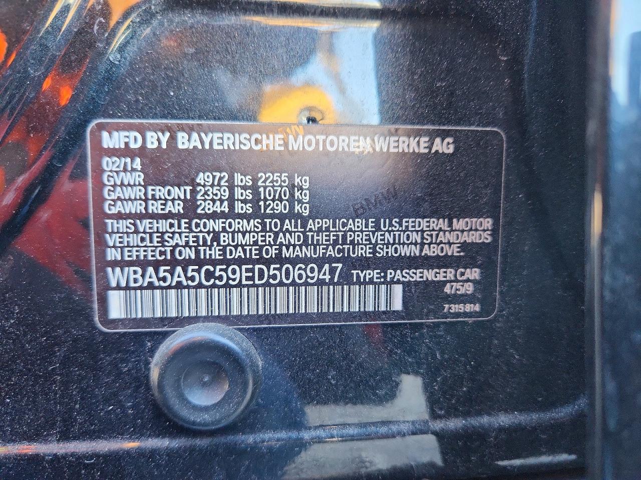 2014 BMW 528 I photo 12