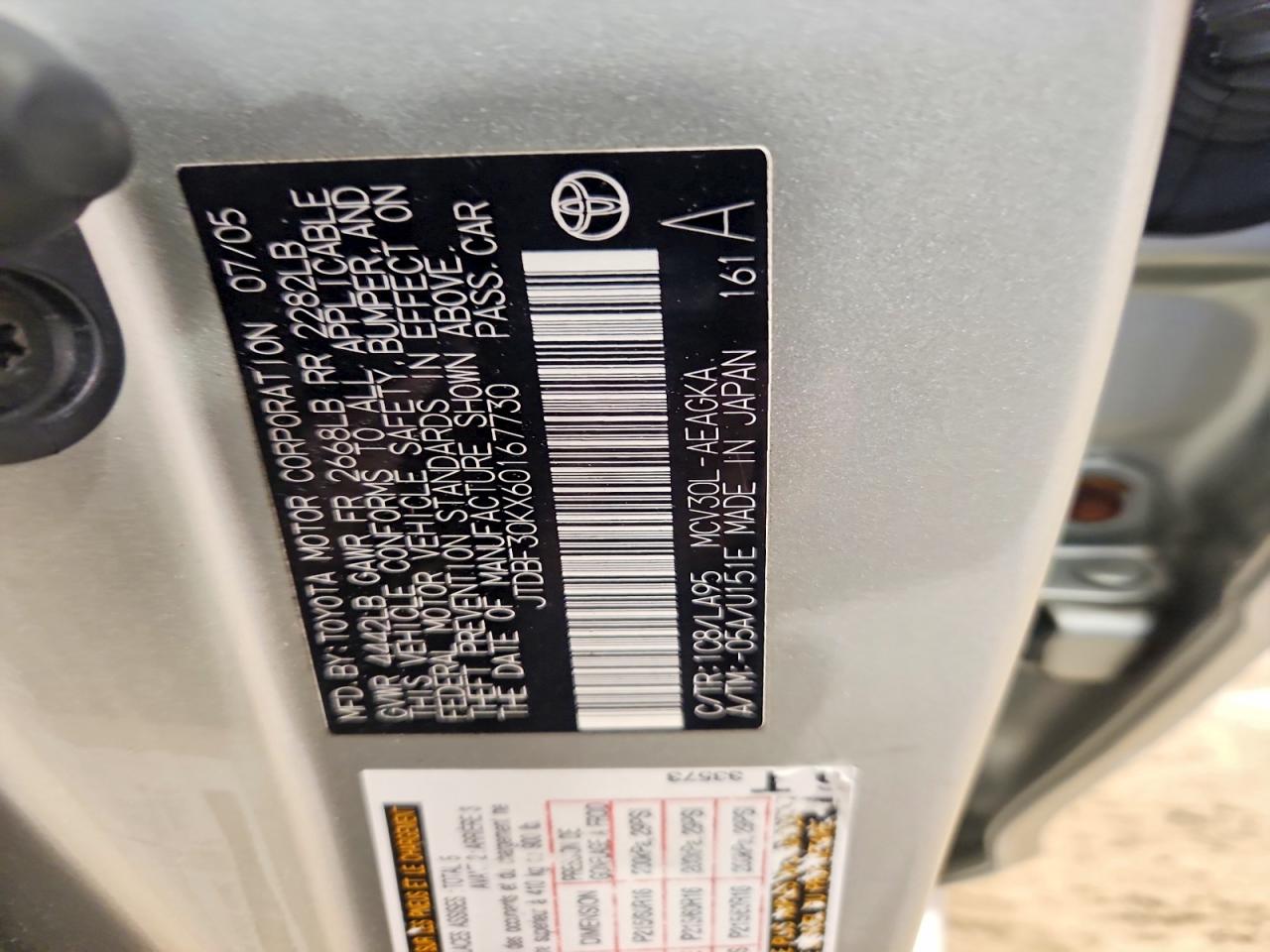 2006 TOYOTA CAMRY XLE V6 photo 23