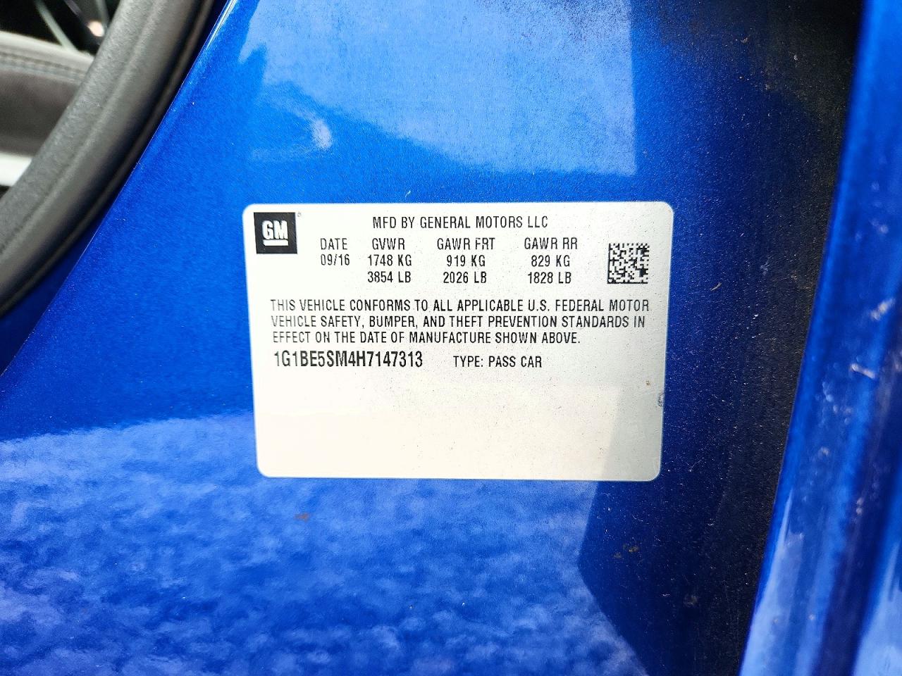 2017 CHEVROLET CRUZE LT photo 34