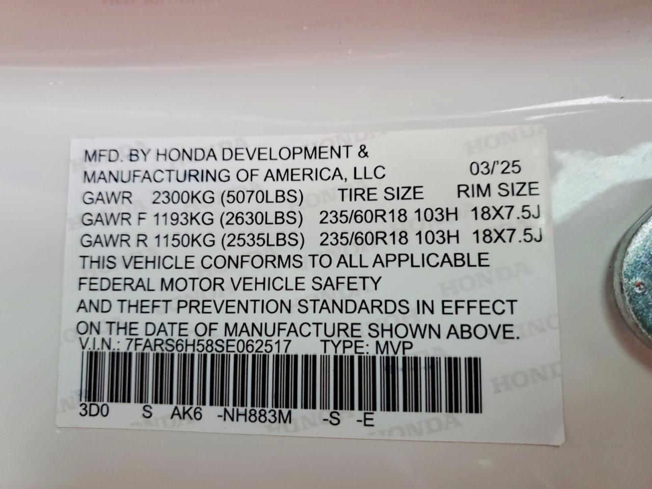 2025 HONDA CR-V SPORT photo 25