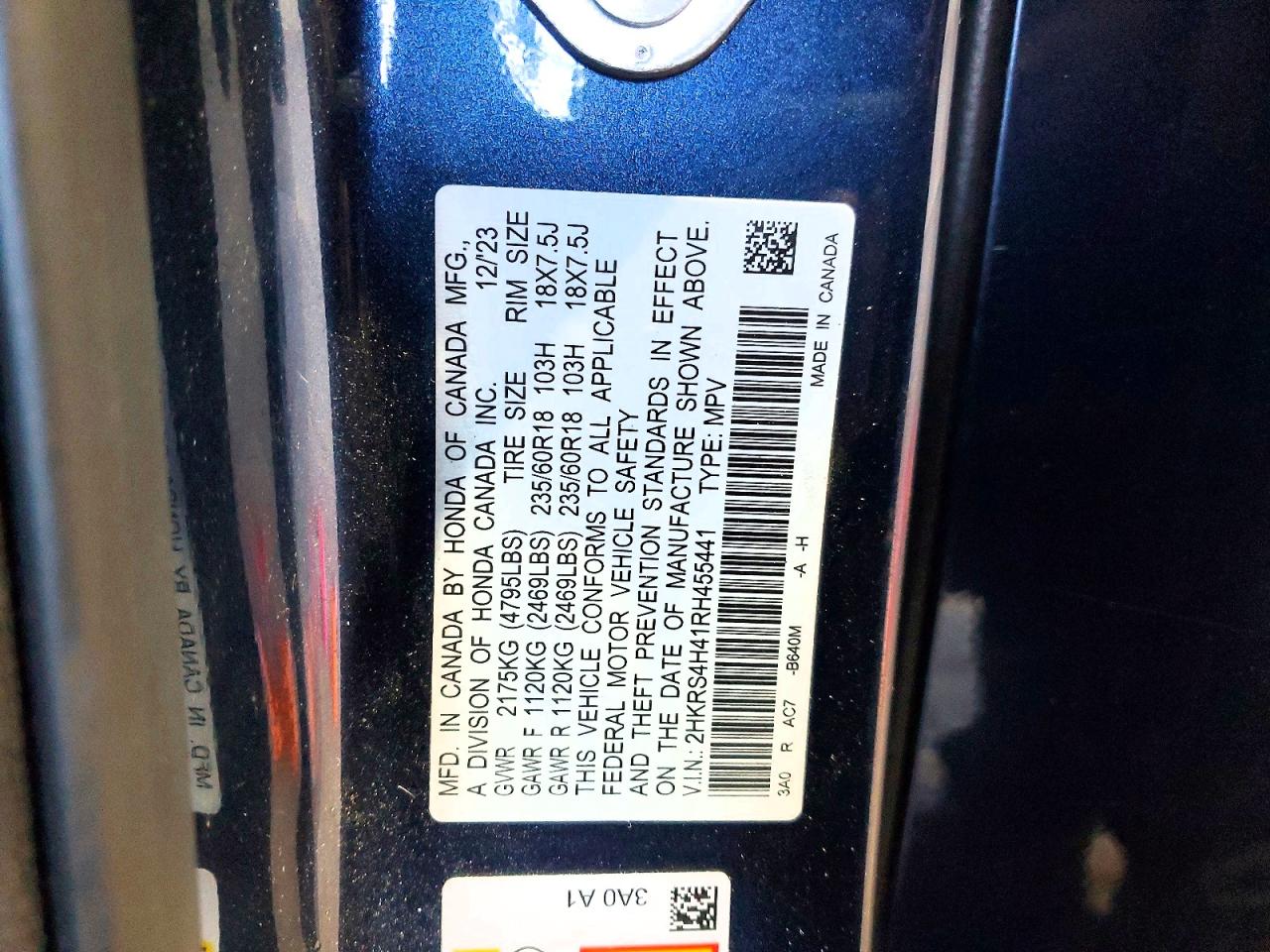 2024 HONDA CR-V EX photo 13