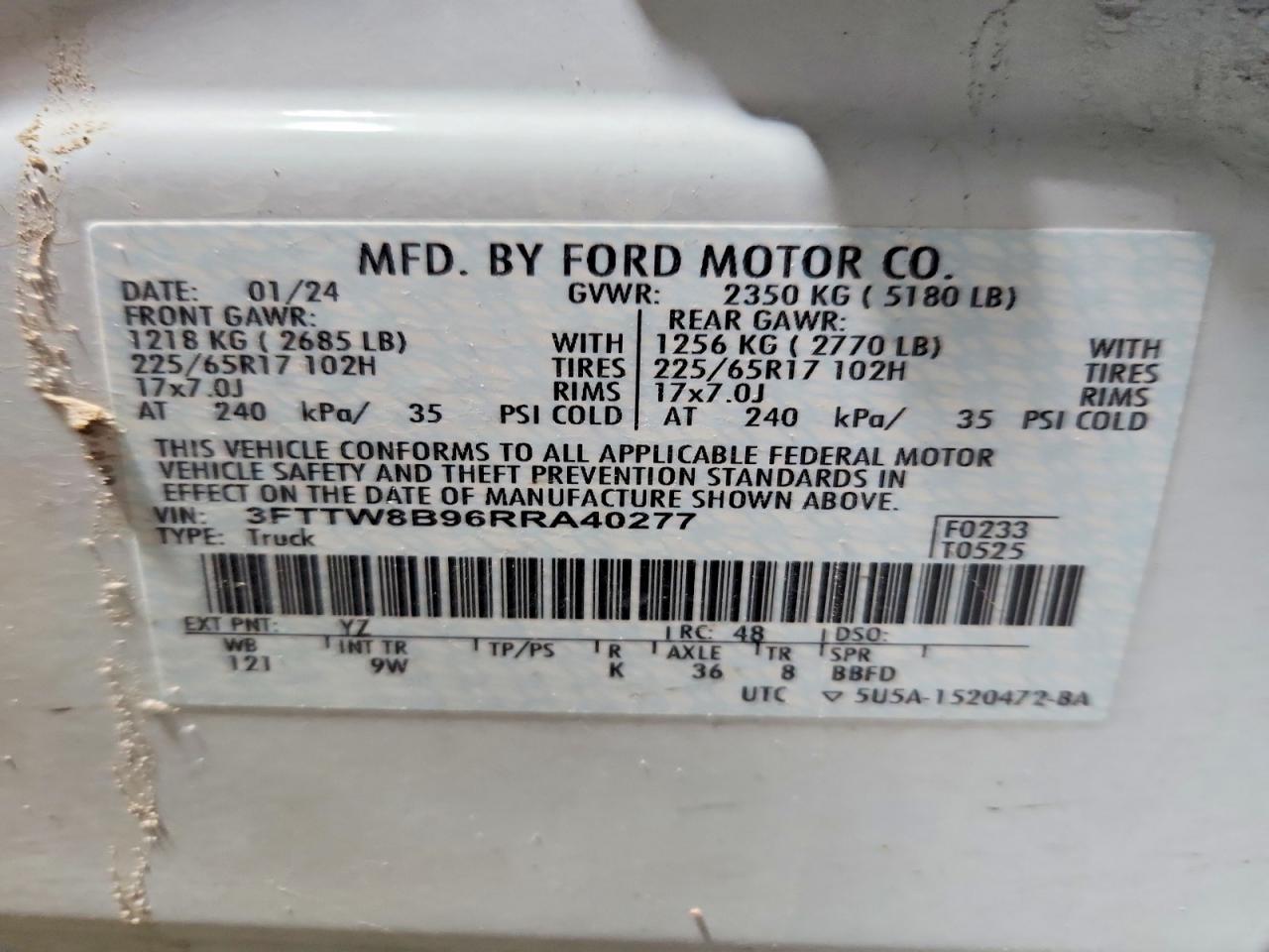 2024 FORD MAVERICK XL photo 23