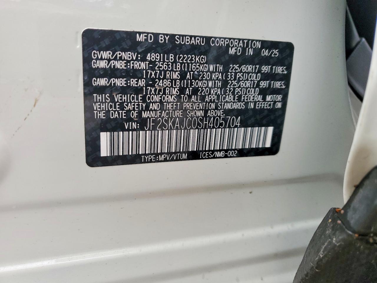 2025 SUBARU FORESTER WILDERNESS photo 14