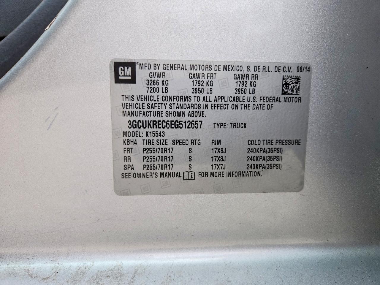 2014 CHEVROLET SILVERADO K1500 LT photo 34