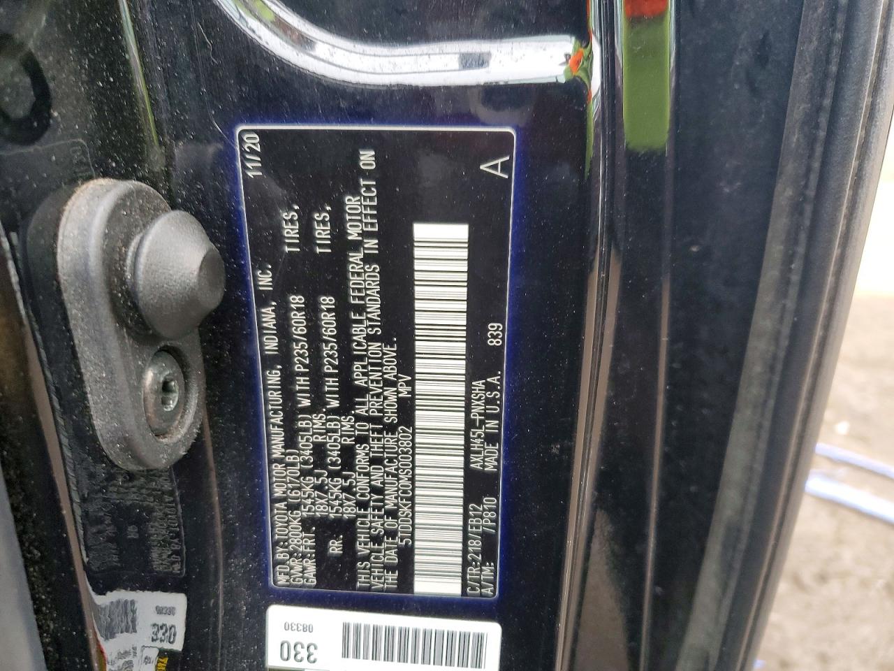2021 TOYOTA SIENNA XSE 7-PASSENGER photo 25