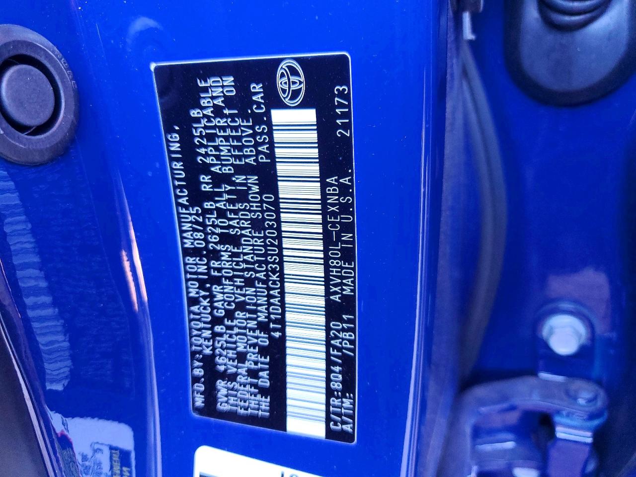 2025 TOYOTA CAMRY LE photo 23