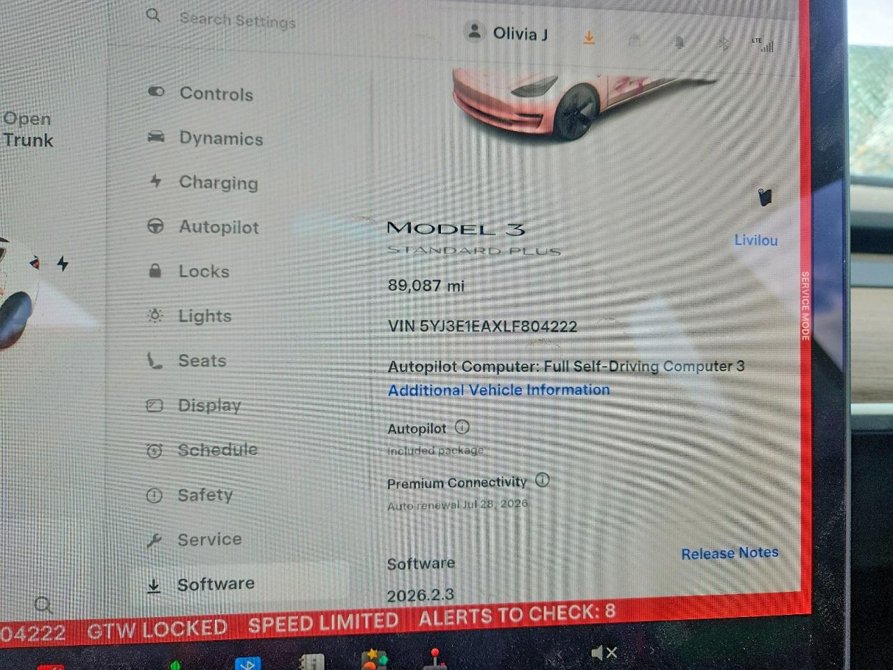 2020 TESLA MODEL 3 photo 17