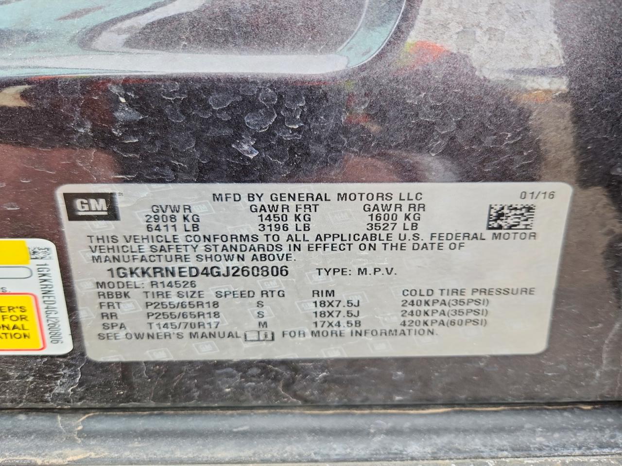 2016 GMC ACADIA SLE photo 25
