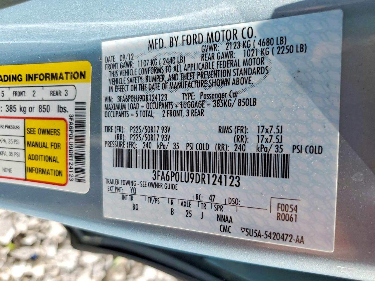 2013 FORD FUSION SE HYBRID photo 25