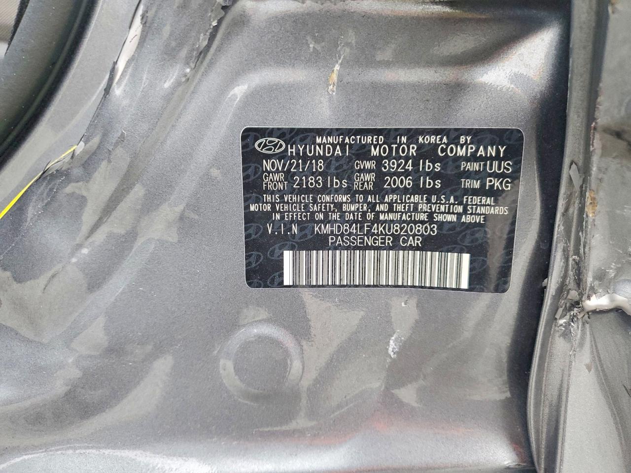 2019 HYUNDAI ELANTRA VALUE EDITION photo 23