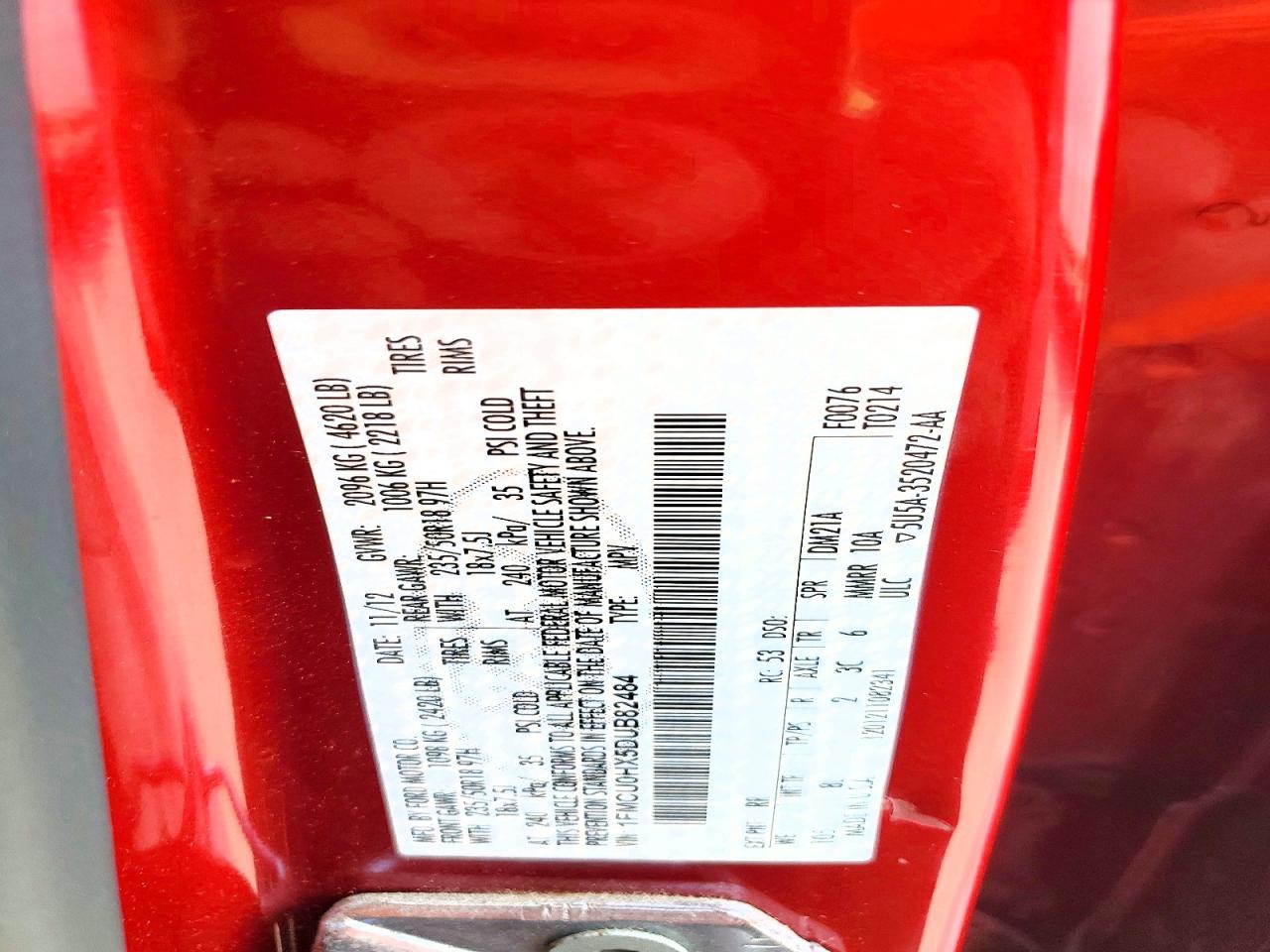 2013 FORD ESCAPE SEL photo 13