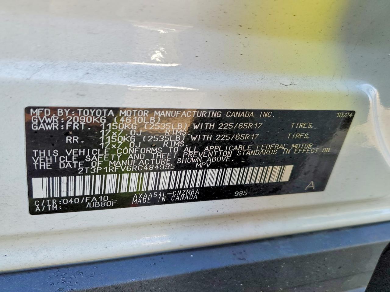 2024 TOYOTA RAV4 XLE photo 27