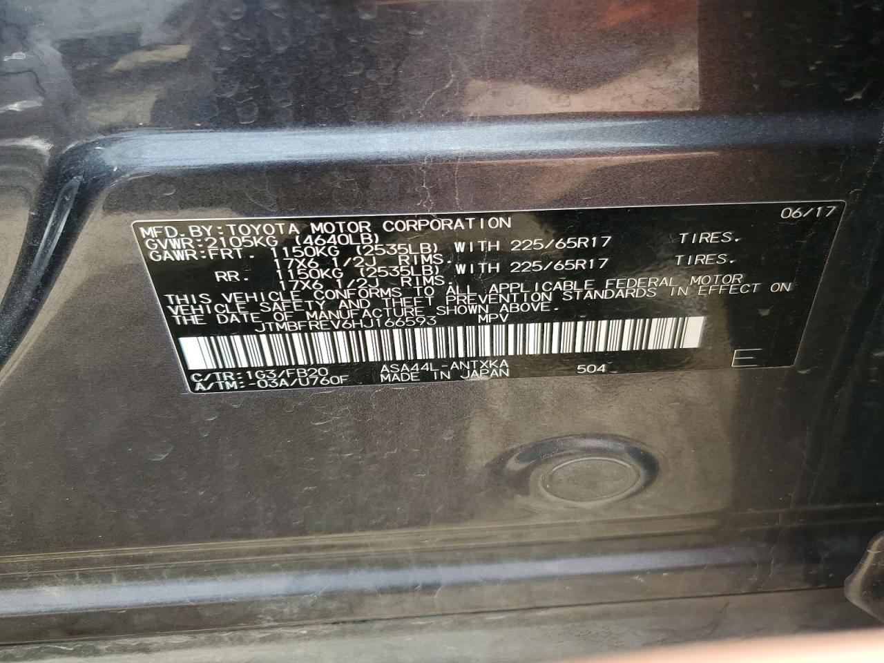 2017 TOYOTA RAV4 LE photo 40