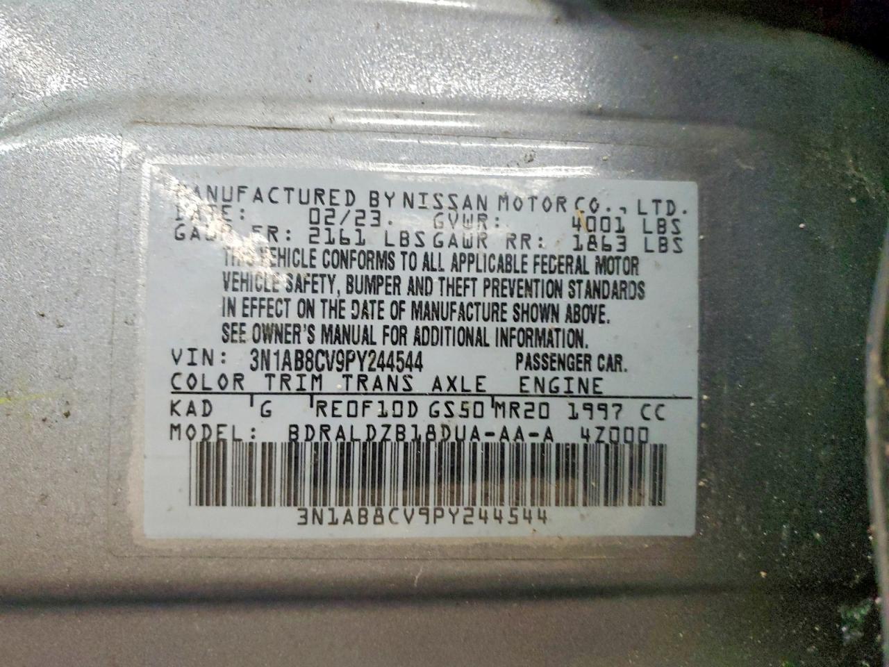 2023 NISSAN SENTRA SV photo 25