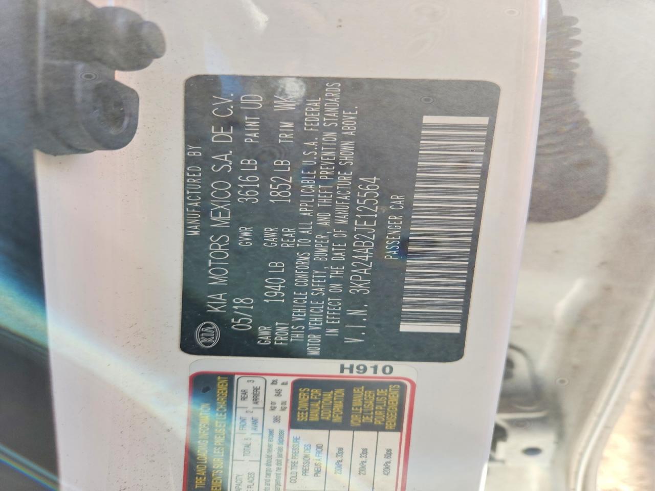 2018 KIA RIO LX photo 23