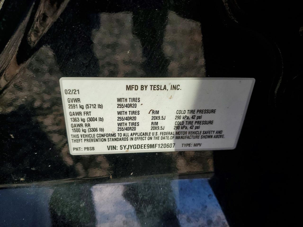2021 TESLA MODEL Y photo 34