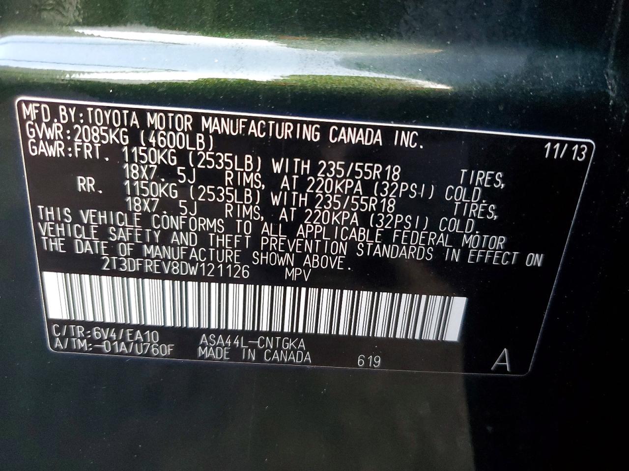 2013 TOYOTA RAV 4 photo 23