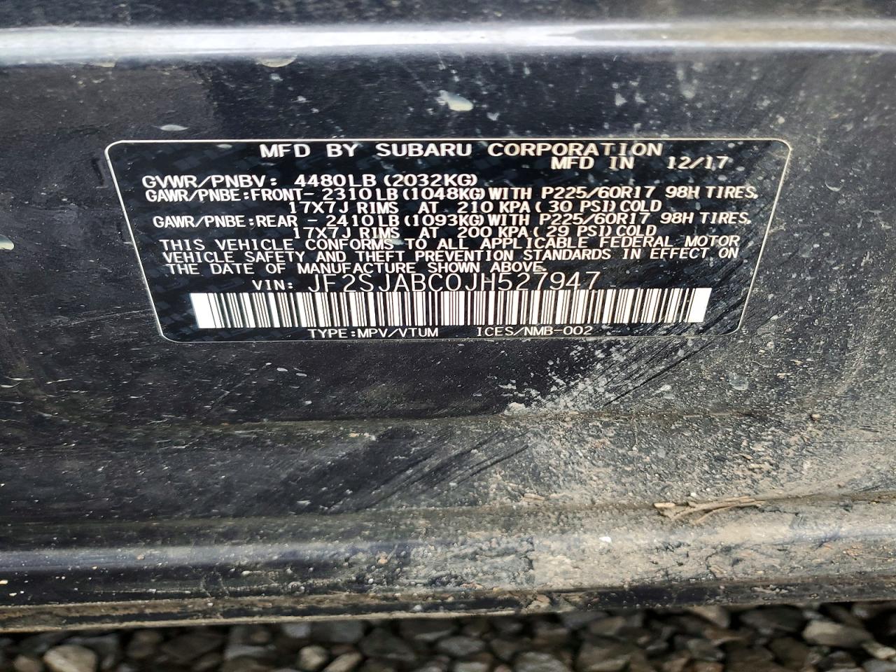 2018 SUBARU FORESTER 2.5I photo 25