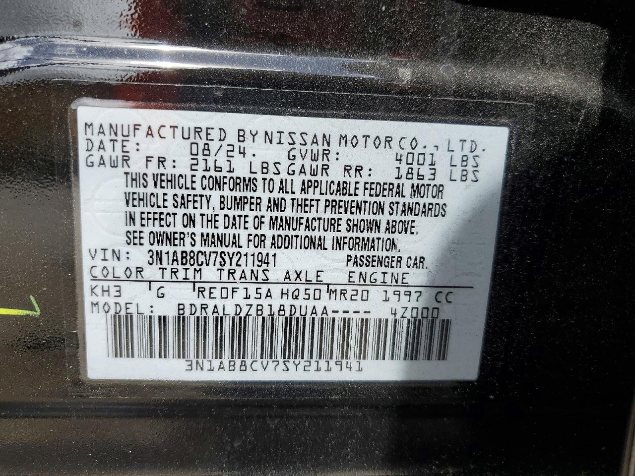 2025 NISSAN SENTRA SV photo 25