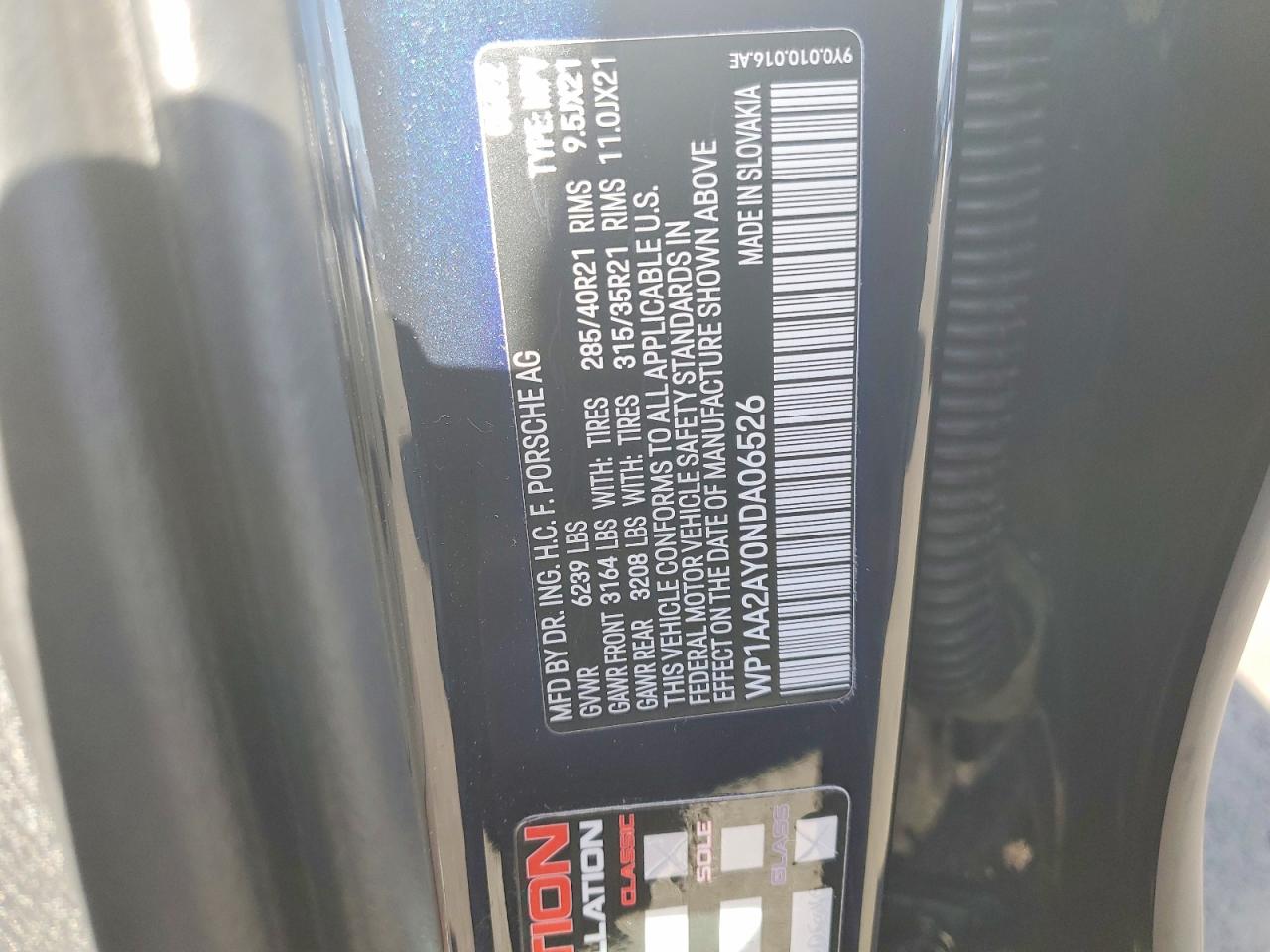 2022 PORSCHE CAYENNE photo 14