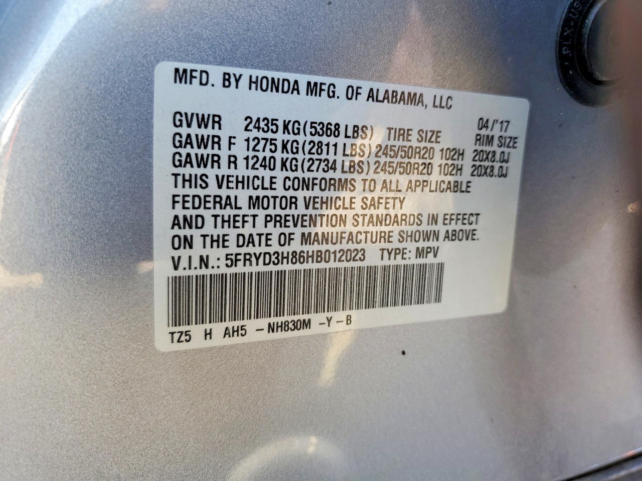 2017 ACURA MDX ADVANCE photo 13
