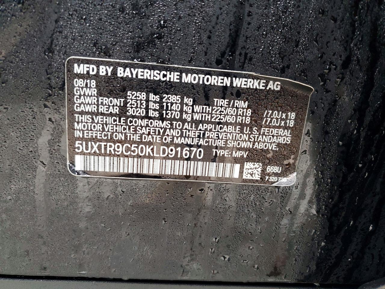 2019 BMW X3 XDRIVE30I photo 40