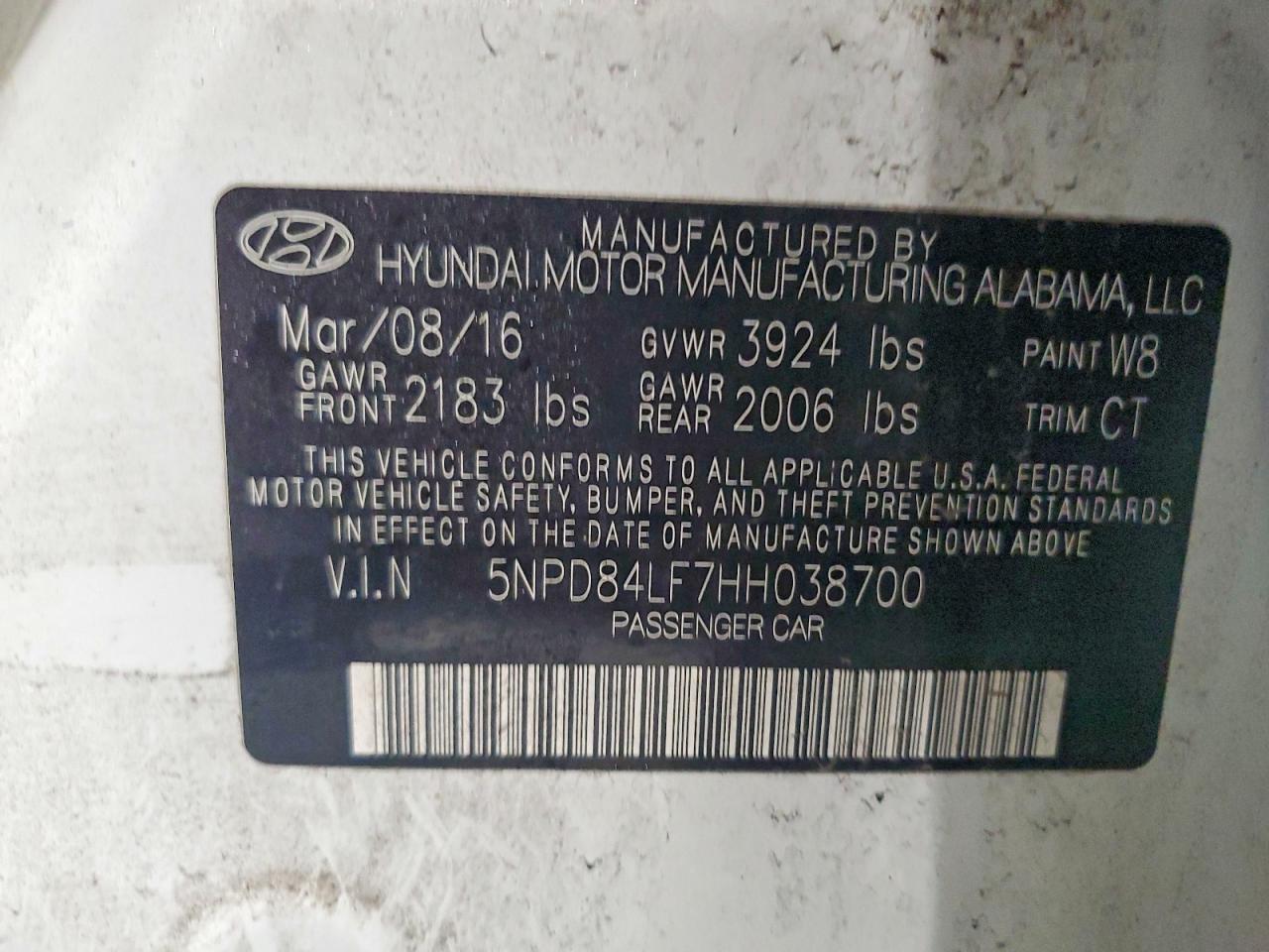 2017 HYUNDAI ELANTRA LIMITED photo 23