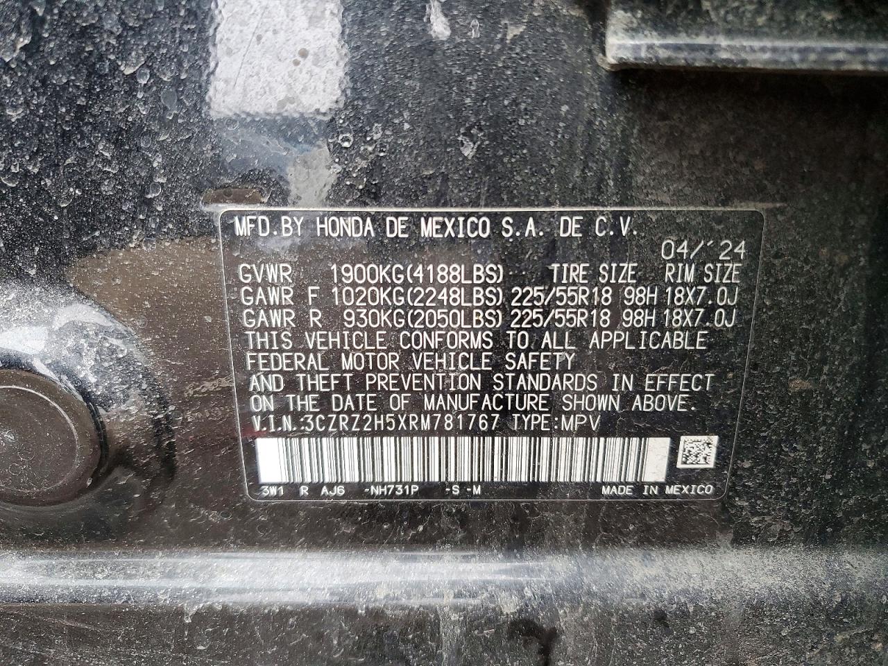 2024 HONDA HR-V SPORT photo 37