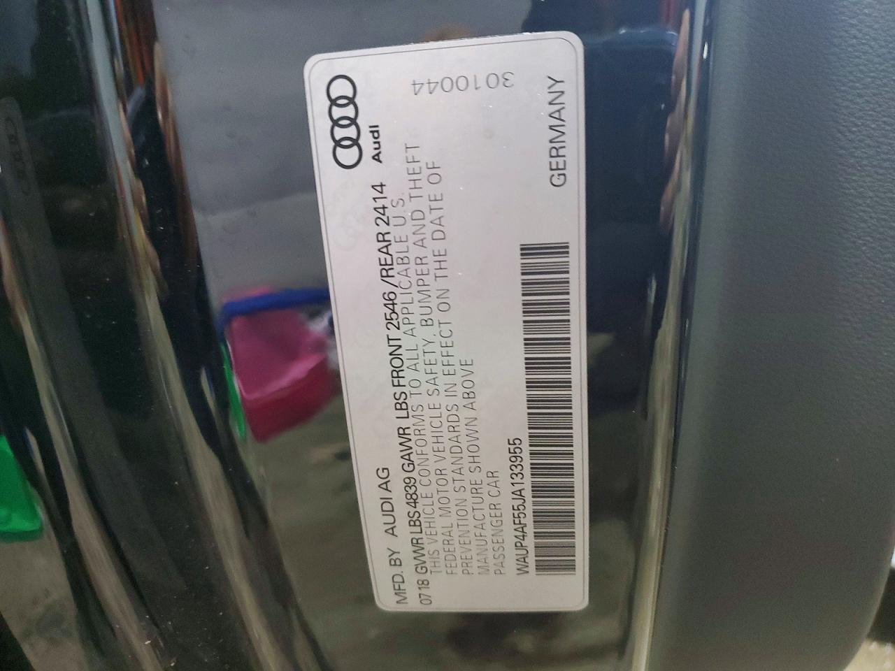2018 AUDI S5 photo 34
