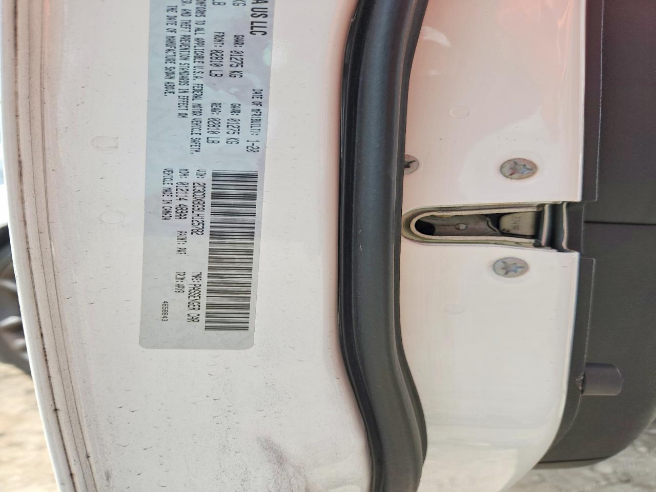 2020 DODGE CHARGER SXT photo 23