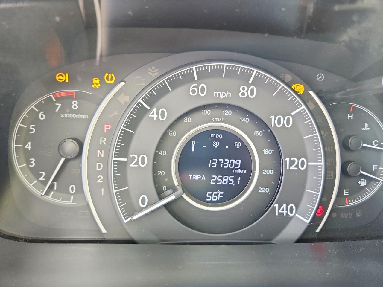 2014 HONDA CR-V EXL photo 9