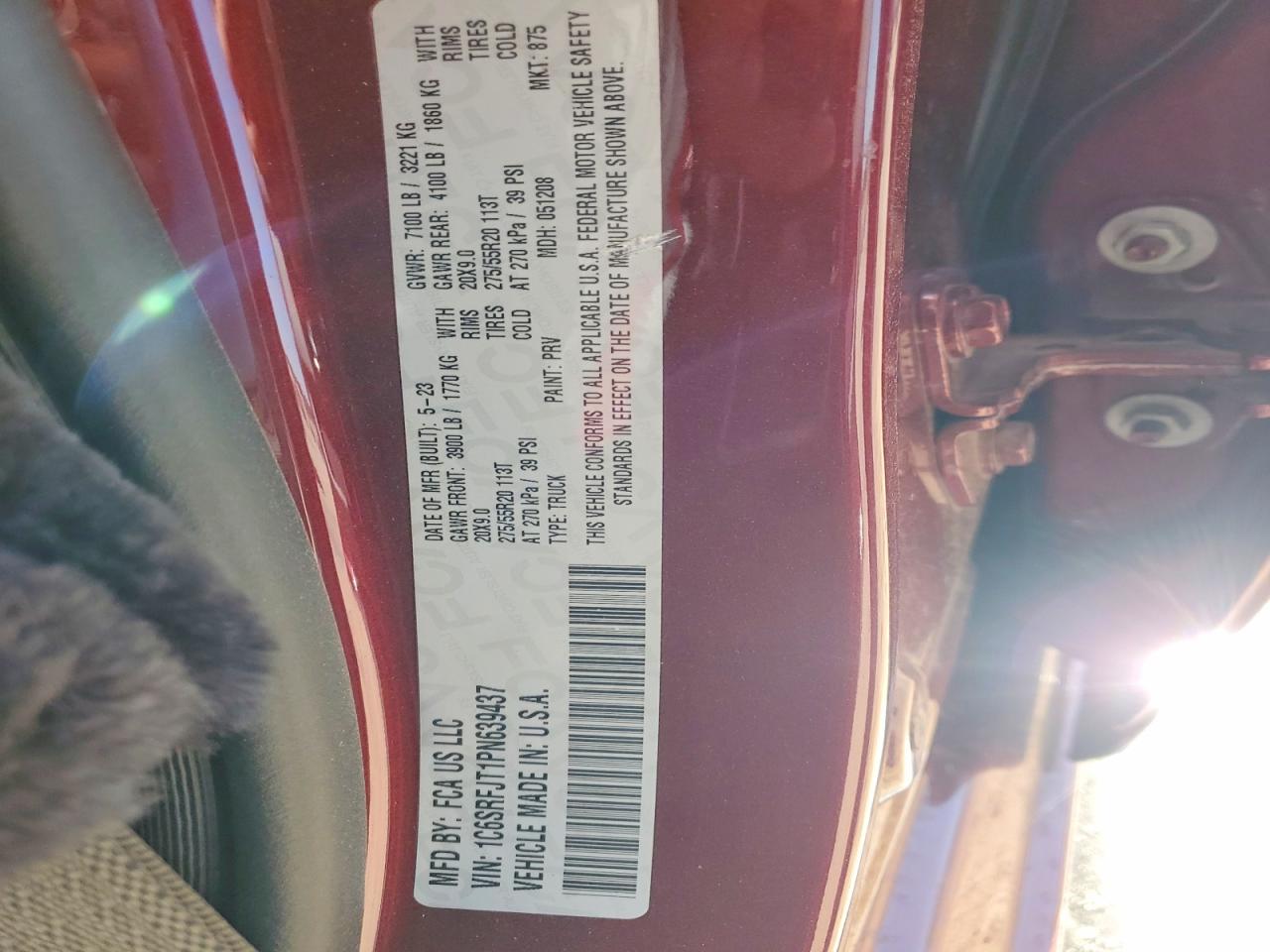 2023 RAM 1500 LARAMIE photo 12
