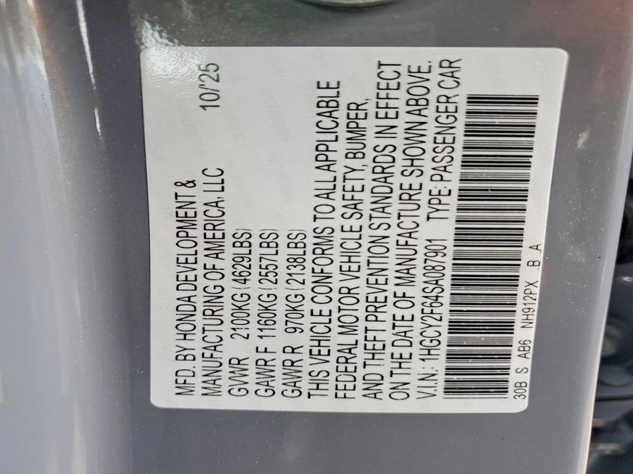 2025 HONDA ACCORD HYBRID EXL photo 34