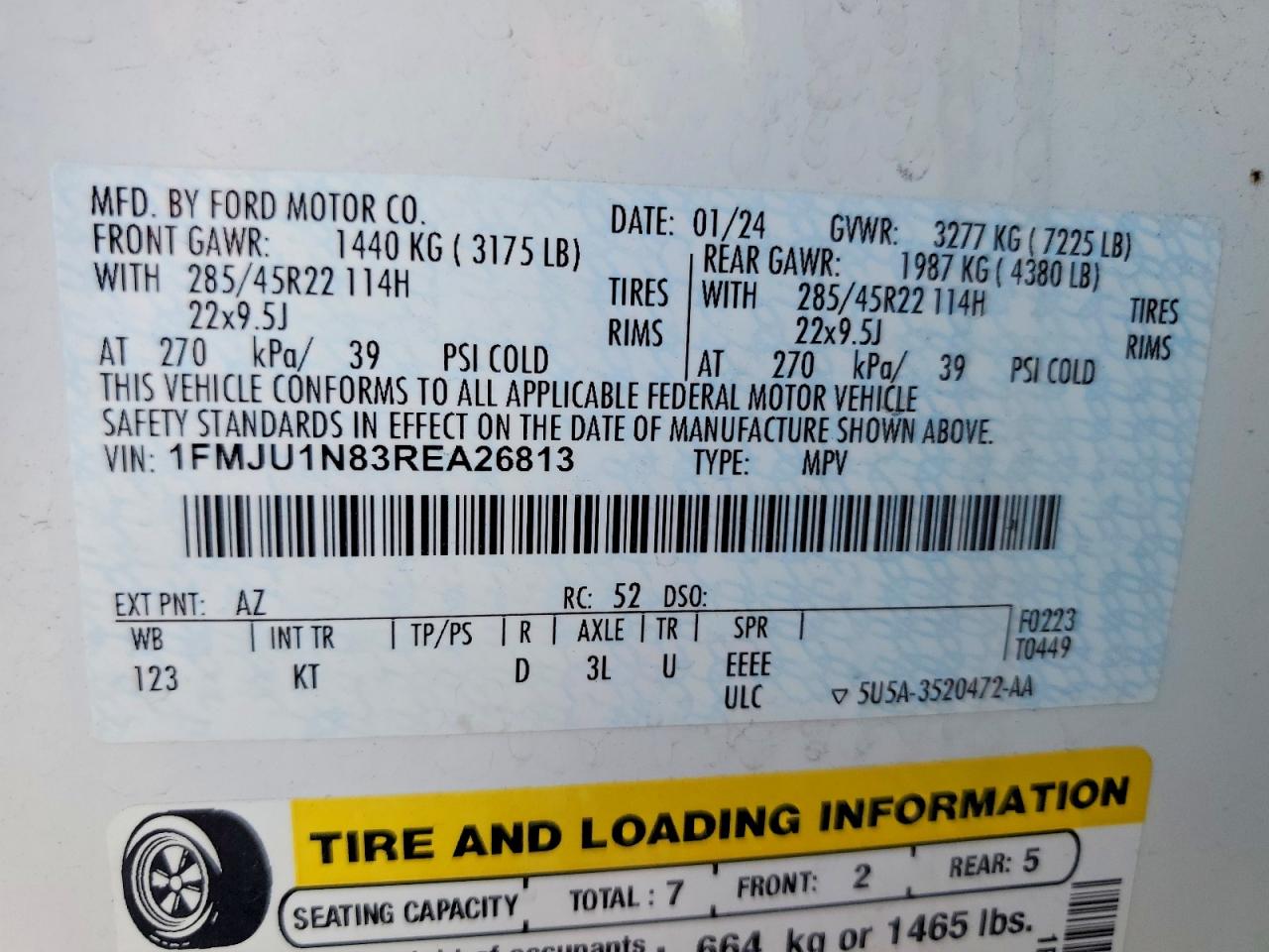 2024 FORD EXPEDITION KING RANCH photo 14