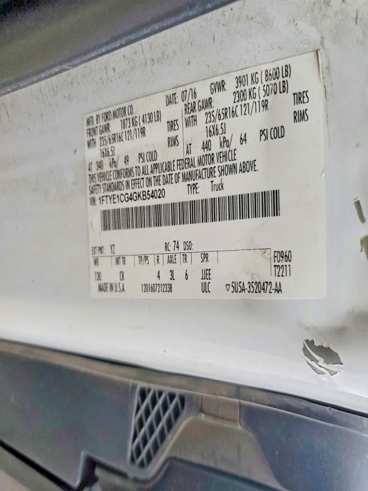2016 FORD TRANSIT 150 DELIVERY VAN photo 14