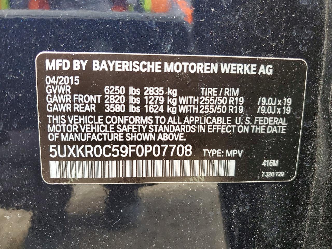 2015 BMW X5 XDRIVE35I photo 23