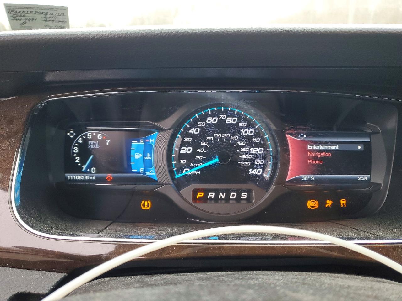 2014 FORD TAURUS LIMITED photo 17
