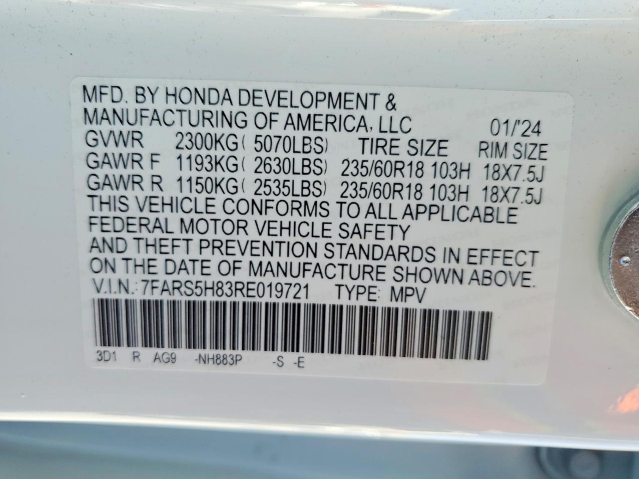2024 HONDA CR-V SPORT-L photo 13
