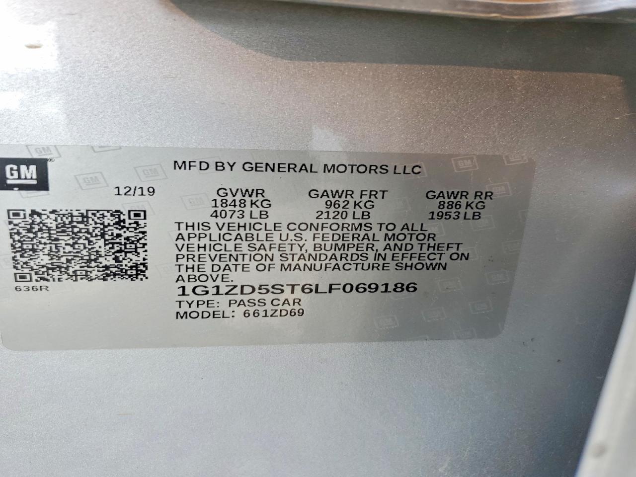 2020 CHEVROLET MALIBU LT photo 23