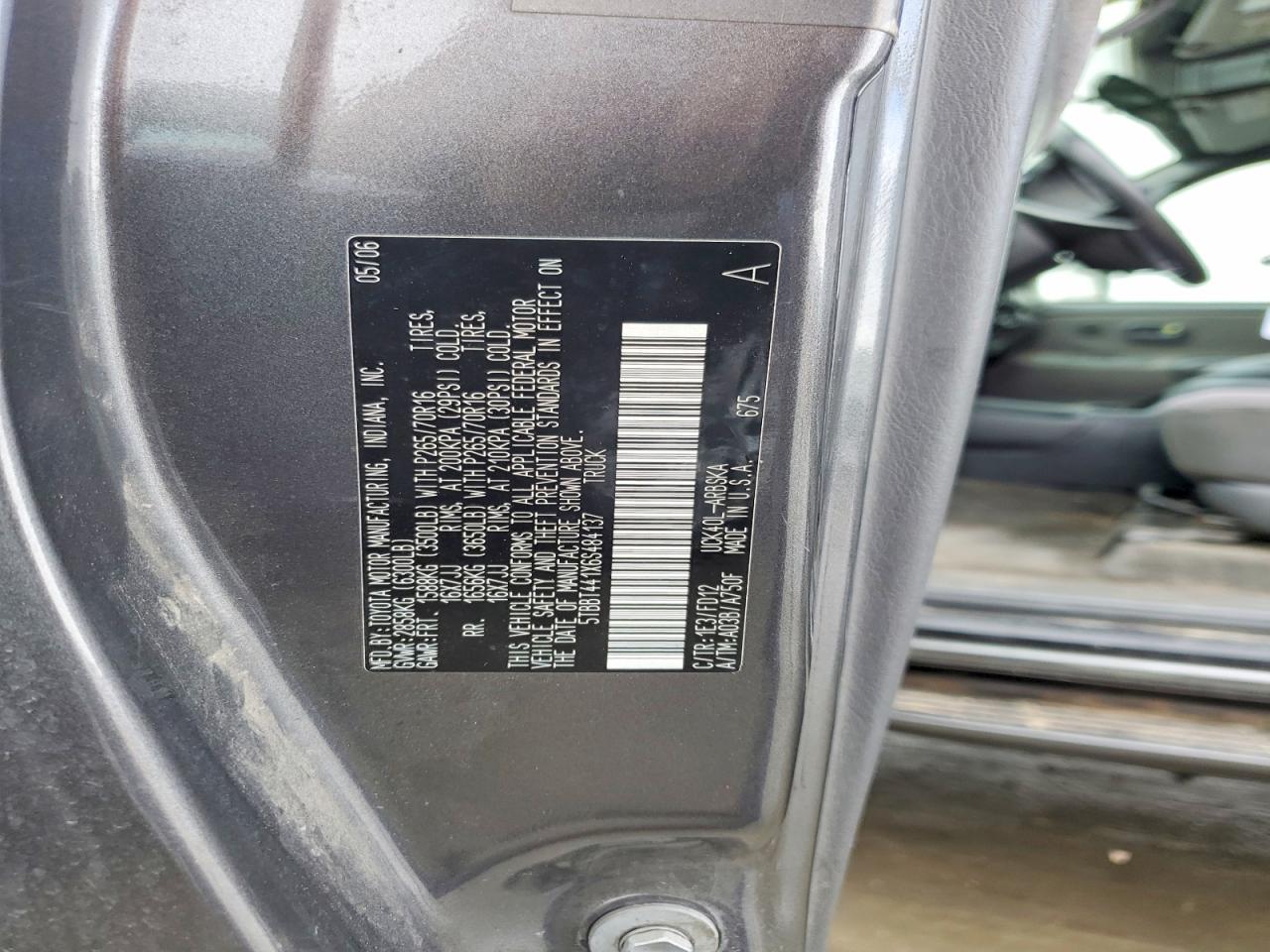 2006 TOYOTA TUNDRA SR5 photo 25