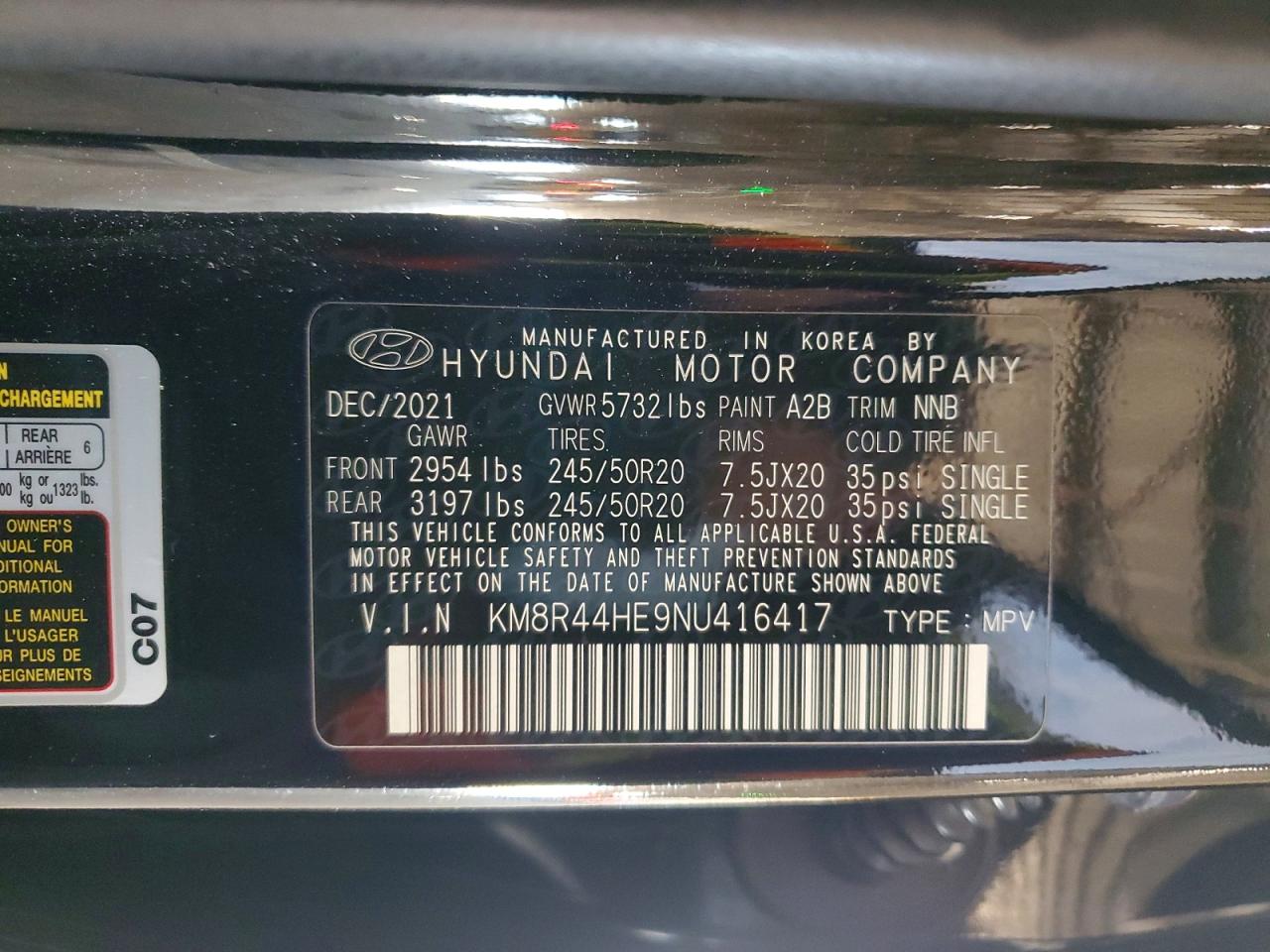 2022 HYUNDAI PALISADE SEL photo 37