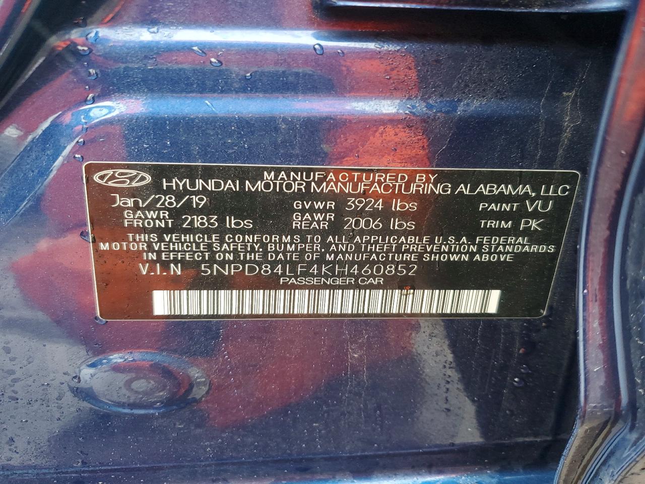 2019 HYUNDAI ELANTRA SEL photo 23