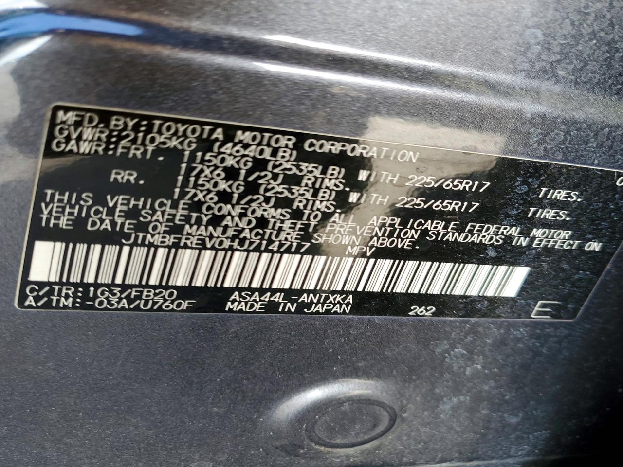 2017 TOYOTA RAV4 LE photo 27