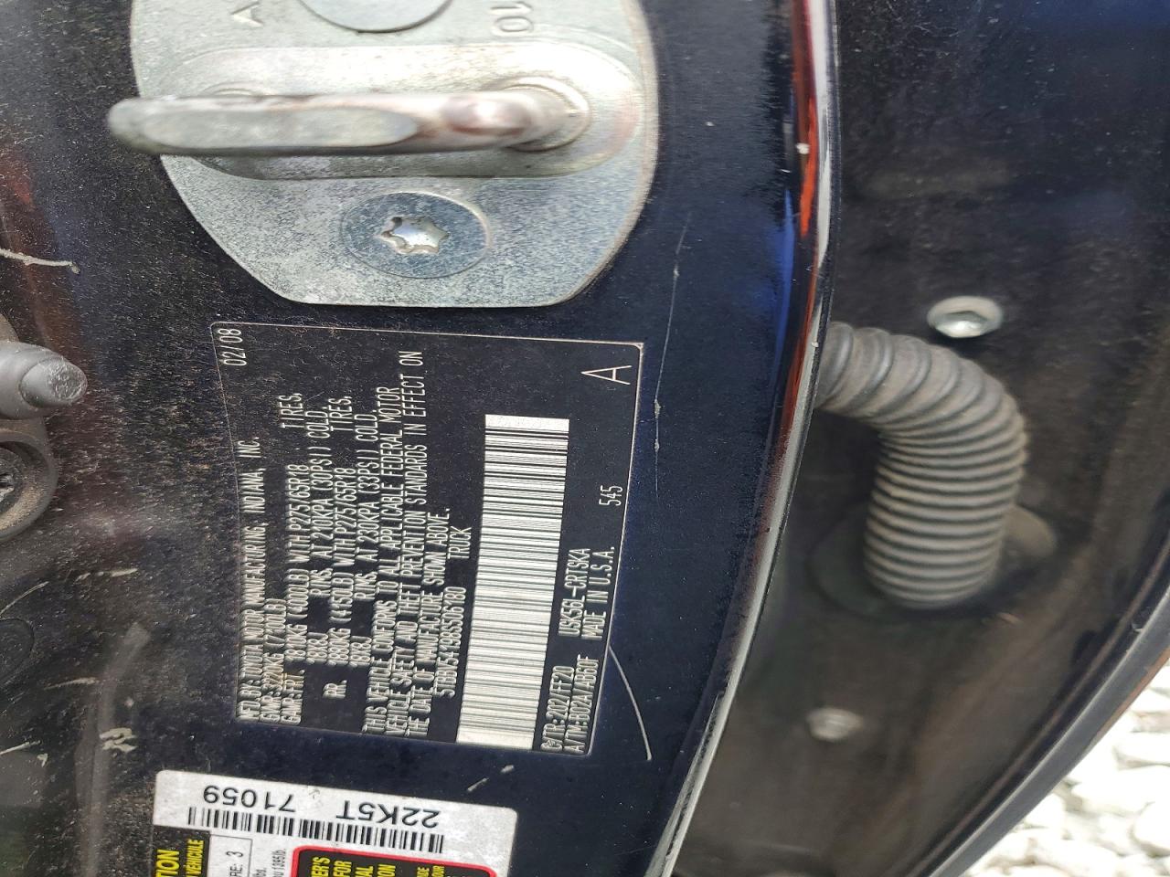 2008 TOYOTA TUNDRA SR5 photo 12