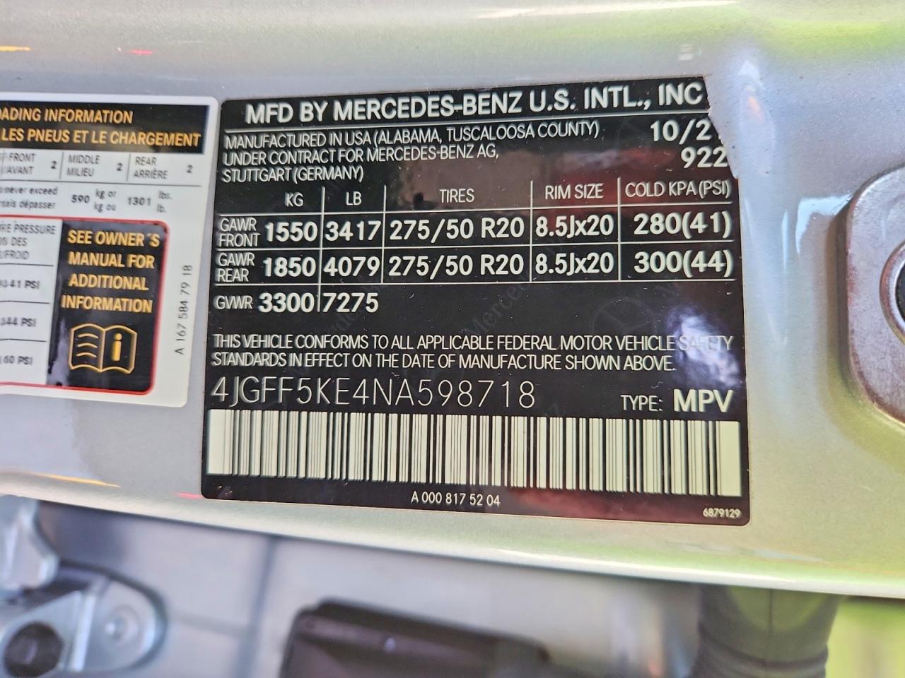 2022 MERCEDES-BENZ GLS 450 4MATIC photo 13