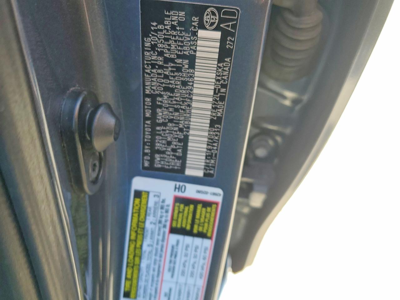 2015 TOYOTA COROLLA S PLUS photo 23