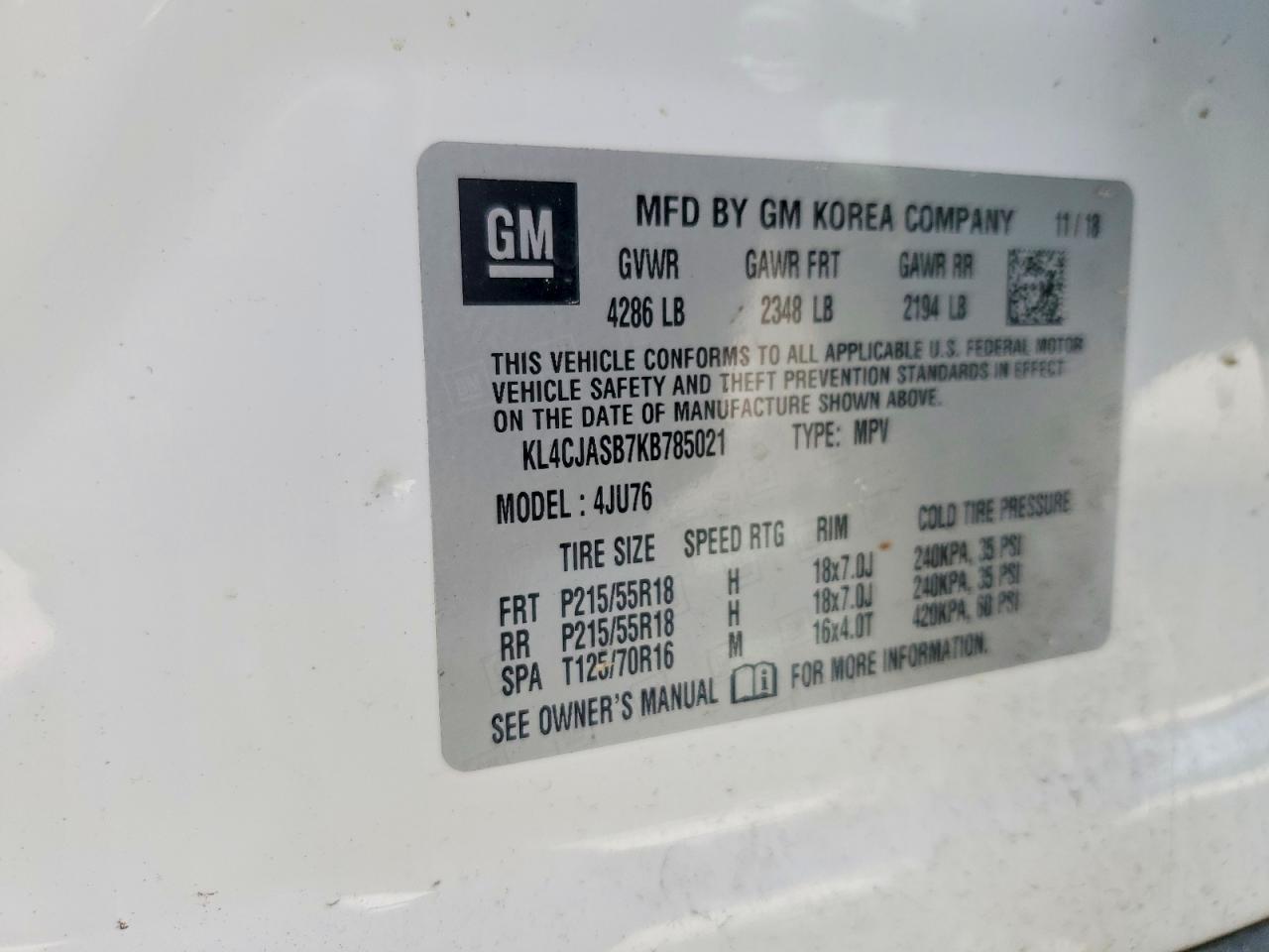 2019 BUICK ENCORE PREFERRED photo 12