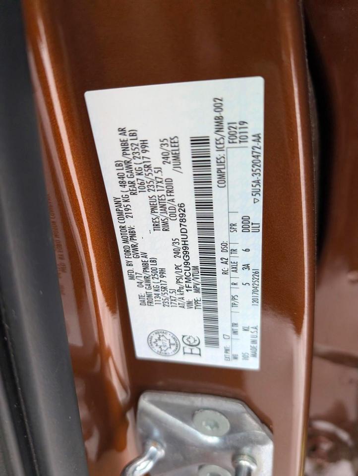 2017 FORD ESCAPE SE photo 34
