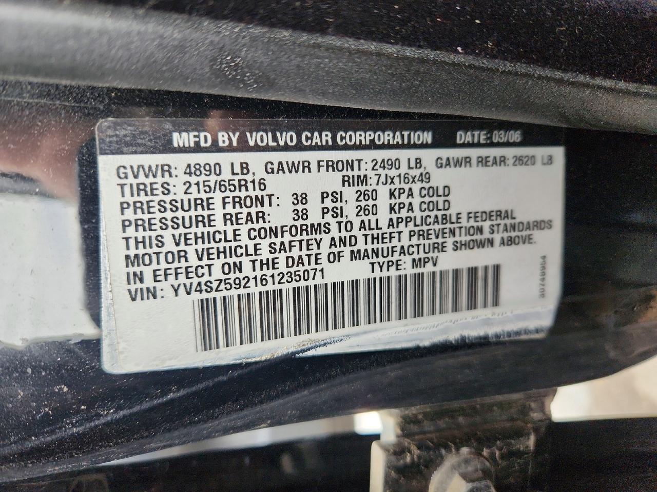 2006 VOLVO XC70 photo 37
